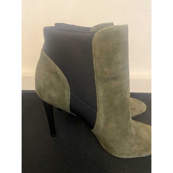 French Connection Morgann Suede Black Ankle Boots Size 9 - Picture 3 of 6